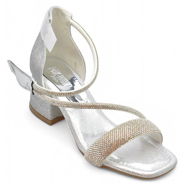 355 Abiye Kız Çocuk Topuklu Ayakkabı Kız Çocuk Nişan Abiye Ayakkabısı - 12