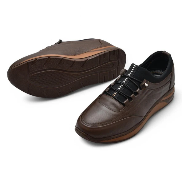 113 Tam Ortopedik Taban Hakiki Deri Erkek Casual Ayakkabı Özel Küçük Numara Erkek Ayakkabı - 8