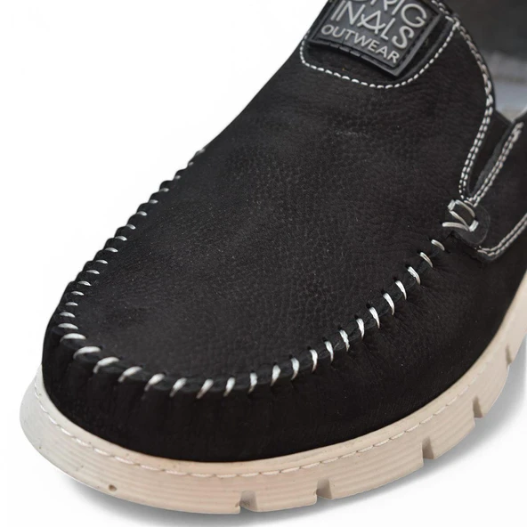 TAB2180 Ortopedik Taban Hakiki Deri Erkek Ayakkabı Günlük Erkek Tımbırlent Ayakkabı - Resim 12