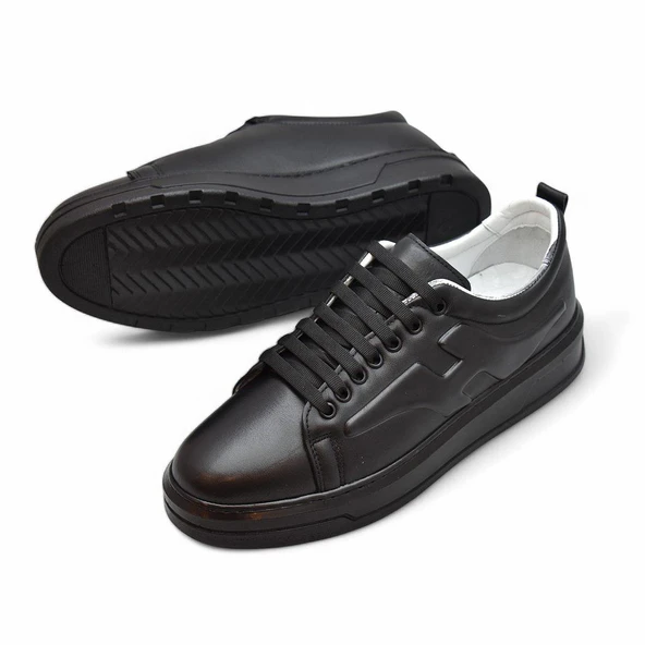 TAB616 Ortopedik Taban Hakiki Deri Erkek Ayakkabı Spor Deri Ayakkabı - 5