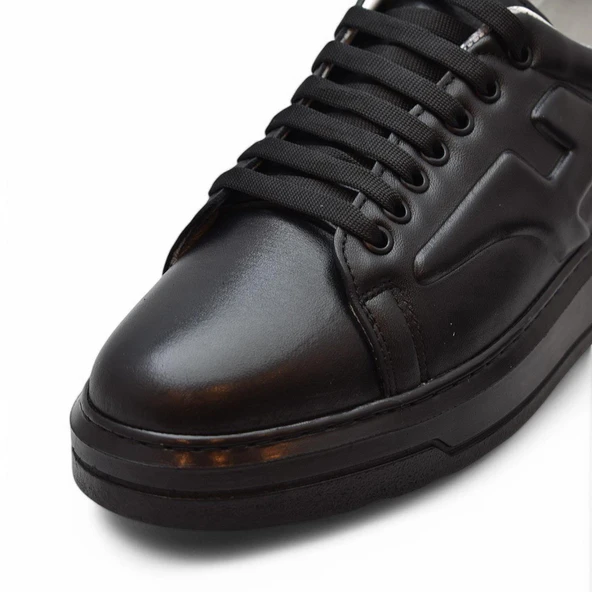 TAB616 Ortopedik Taban Hakiki Deri Erkek Ayakkabı Spor Deri Ayakkabı - 3