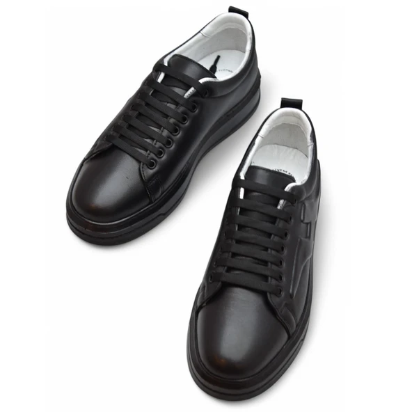 TAB616 Ortopedik Taban Hakiki Deri Erkek Ayakkabı Spor Deri Ayakkabı - 2