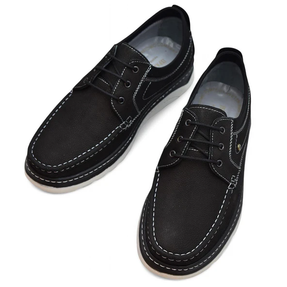 TAB2105 Ortopedik Taban Hakiki Deri Erkek Ayakkabı Günlük Erkek Tımbırlent Ayakkabı - 11