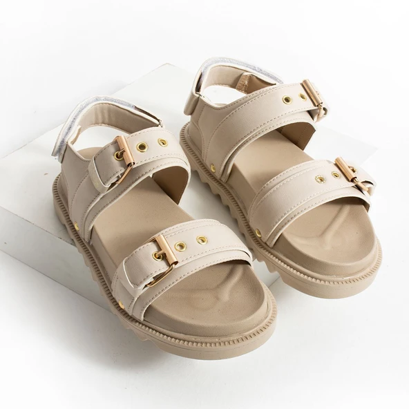 300L Ortopedik Taban Kadın Sandalet Günlük Kalın Taban Kadın Sandalet Terlik - 7