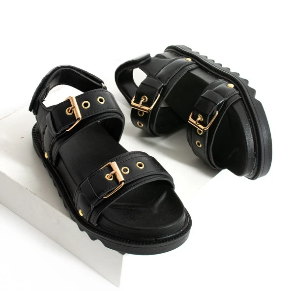 300L Ortopedik Taban Kadın Sandalet Günlük Kalın Taban Kadın Sandalet Terlik - 3