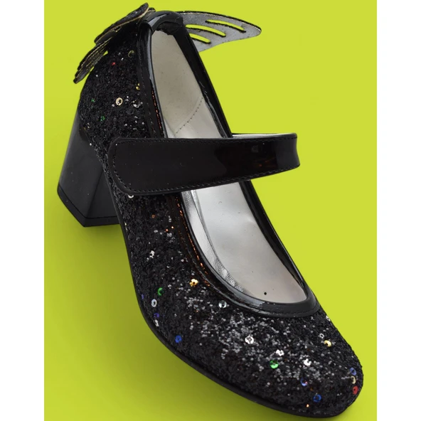 359 Abiye Kız Çocuk Topuklu Ayakkabı Kız Çocuk Nişan Abiye Ayakkabısı