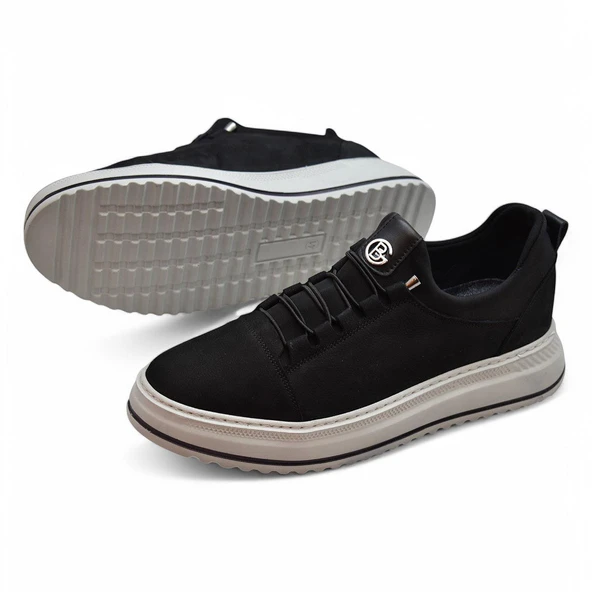 TAB885 Ortopedik Taban Hakiki Deri Erkek Ayakkabı Günlük Casual Erkek Ayakkabı - 4