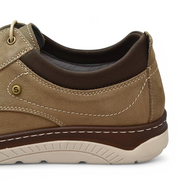 TAB2105 Ortopedik Taban Hakiki Deri Erkek Ayakkabı Günlük Erkek Tımbırlent Ayakkabı - 7