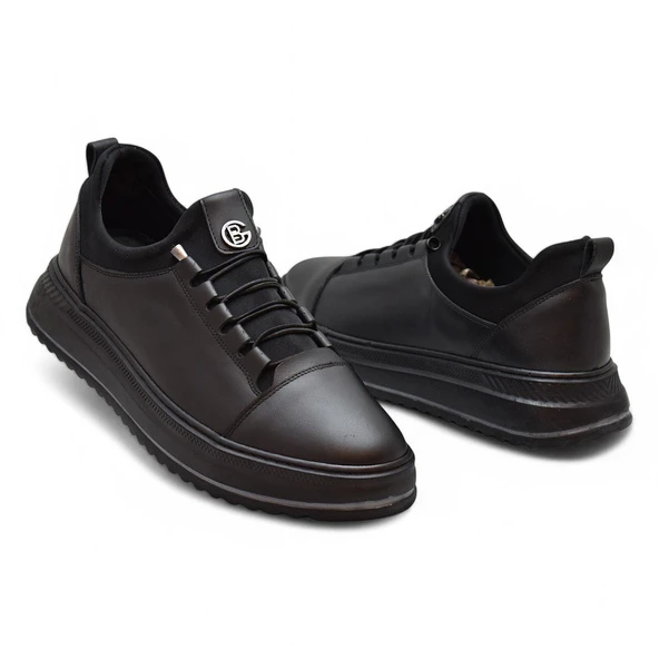 TAB885 Ortopedik Taban Hakiki Deri Erkek Ayakkabı Günlük Casual Erkek Ayakkabı - 8