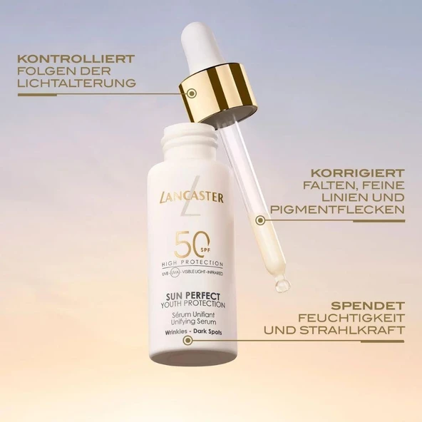 Lancaster Sun Perfect Youth Protection Unifying Serum SPF50 30 ml Güneş Koruyucu Serum - 6