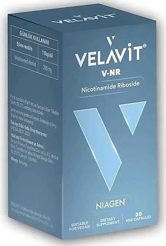 Velavit V-NR Nicotinamide Riboside 30 Kapsül