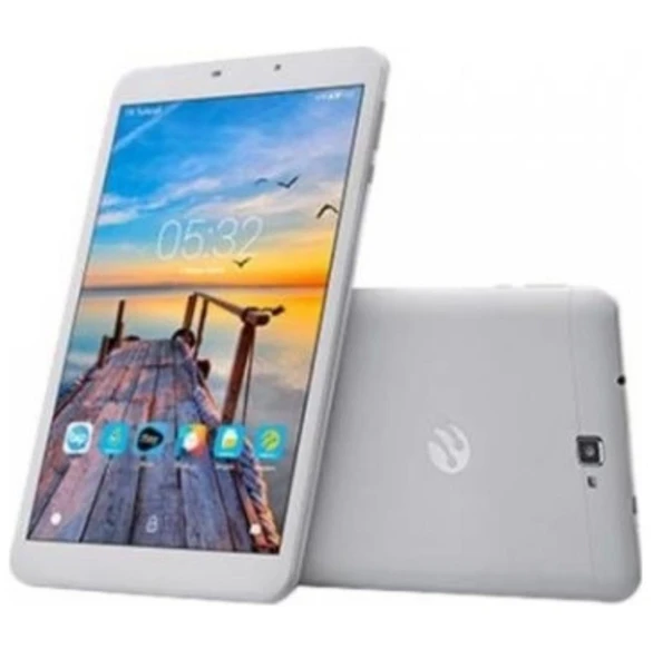 Turkcell T Tablet 16GB 8" Ekran BEYAZ HASARLI BOZUK