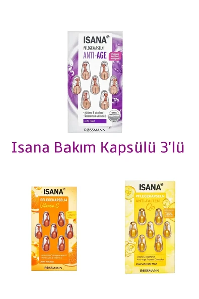 Isana Yüz Bakım Kapsülleri