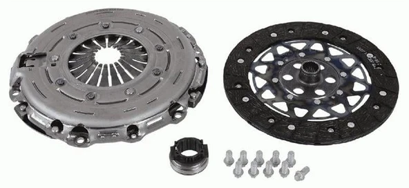 DEBRİYAJ SETİ MİNİ R56 COOPER S D 2010-2013 R57 10 R59 12 R60 COUNTRYMAN 2010-2016 R61 12 SACHS 3000950655 DEGİŞENİ