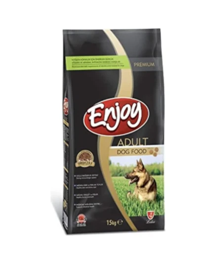 Enjoy Biftekli Yetişkin Köpek Maması 15 KG