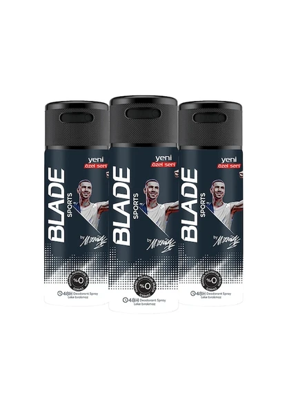Blade Sports Erkek Sprey Deodorant 3 x 150 ML
