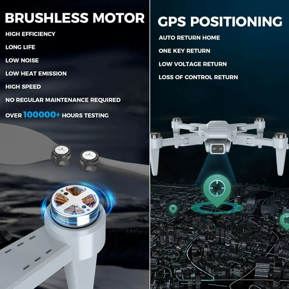 Lead Honor LH-X68G Pro Drone Multi-Function Aircraft Hd Camera Gps - 7