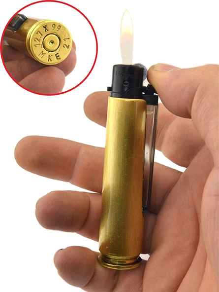 50 Cal. Kovan Gazlı Çakmak - Ahşap Kutulu