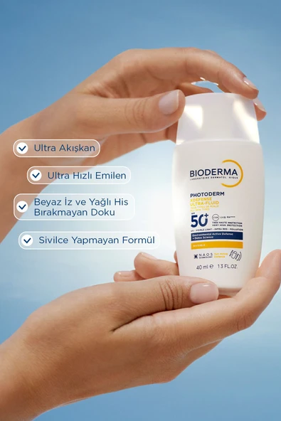 BIODERMA Photoderm XDefense Spf50+ Tüm Cilt Tipleri Antioksidan Etkili Akışkan Güneş Kremi Renksiz 40 ml 3701129813614 - 4