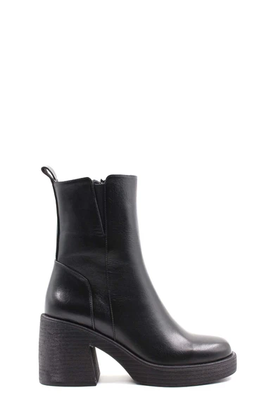 Hakiki Deri  Kadın Klasik Bot 217SZA0657-03 - Resim 3