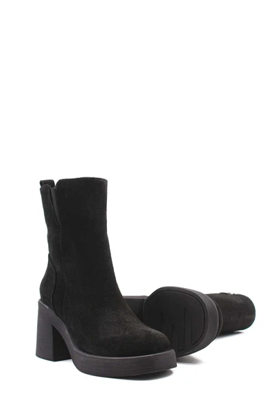 Hakiki Deri  Kadın Klasik Bot 217SZA0657-03 - Resim 10