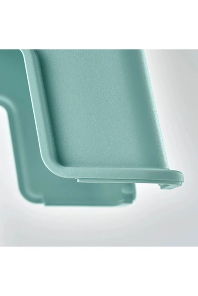 KALİTELİ Tabure Basamak 44x35x25 Cm Maks. Yük: 100 Kg Kaymaz Taban Plastik Banyo Basamağı Turkuaz - 3