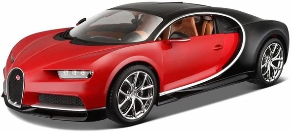 Nessiworld Bburago 1:18 Bugatti Chiron Kırmızı Model Araba - Resim 2