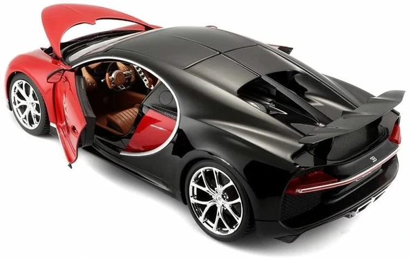 Nessiworld Bburago 1:18 Bugatti Chiron Kırmızı Model Araba - Resim 4
