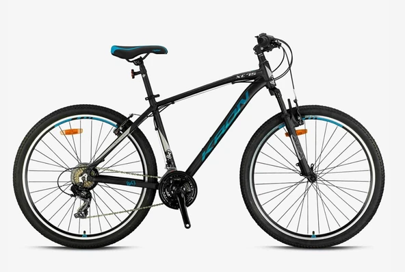 Kron XC 75 27.5" Jant 18' Kadro V-Fren 21 Vites Dağ Bisikleti Siyah Turkuaz