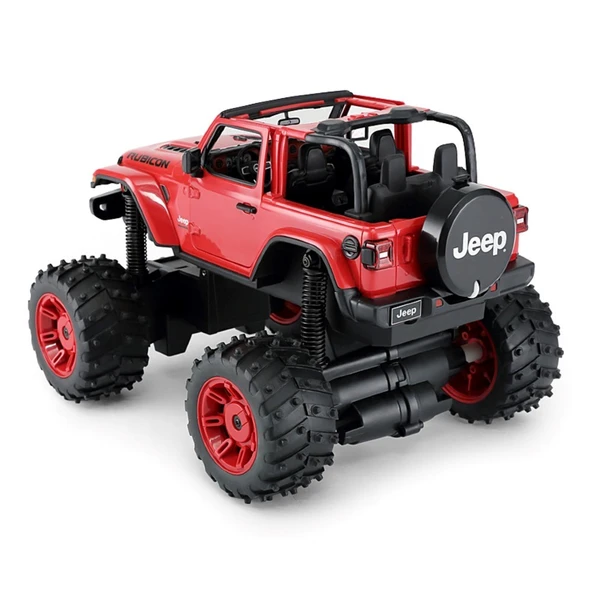 Rastar 1:14 Rc Uzaktan Kumandalı Jeep Wrangler Rubicon Big Wheel Off-Roader 2.4 Ghz Kırmızı - 7