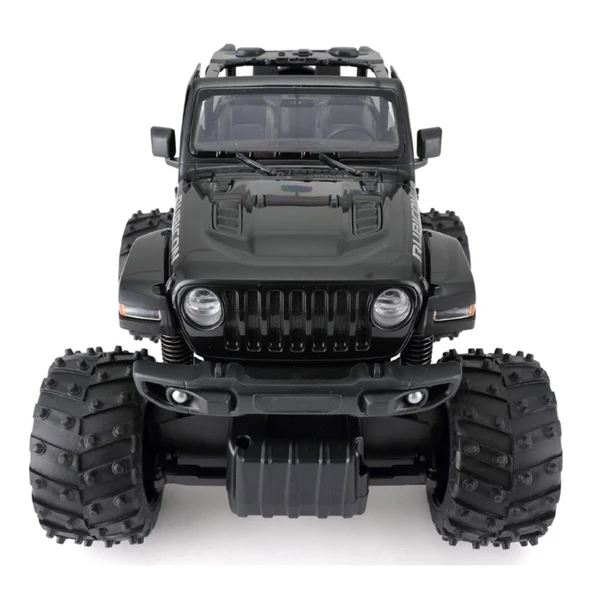 Rastar 1:14 Rc Uzaktan Kumandalı Jeep Wrangler Rubicon Big Wheel Off-Roader 2.4 Ghz Siyah - 5
