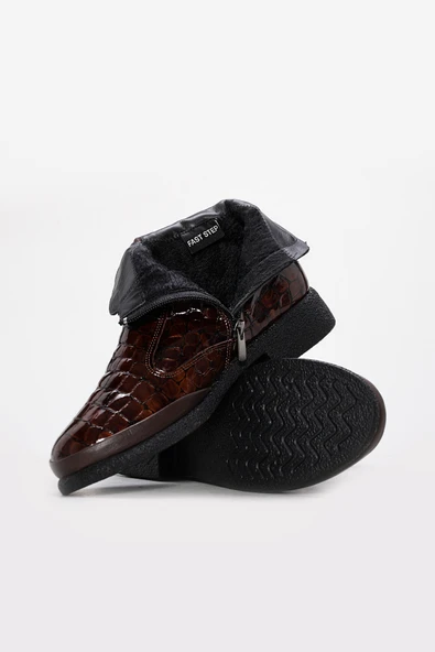 Hakiki Deri  Kadın Klasik Bot 217SZA668-254 - Resim 3