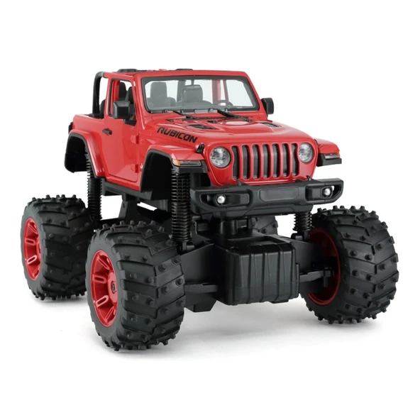 Rastar 1:14 Rc Uzaktan Kumandalı Jeep Wrangler Rubicon Big Wheel Off-Roader 2.4 Ghz Kırmızı - 3
