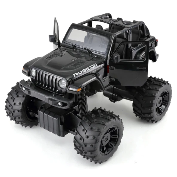Rastar 1:14 Rc Uzaktan Kumandalı Jeep Wrangler Rubicon Big Wheel Off-Roader 2.4 Ghz Siyah