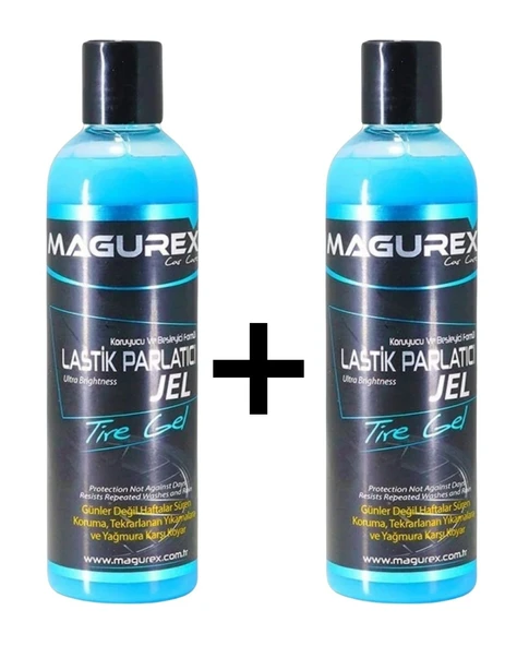 Magurex Premium Jel Lastik Parlatıcı 2'li SET