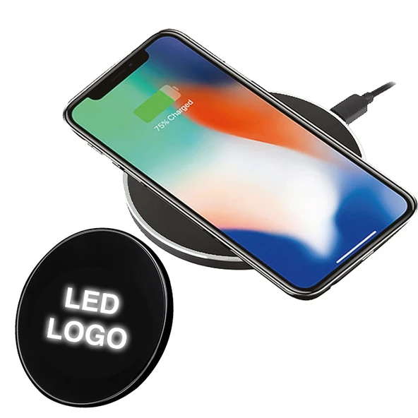 Ethereal Charge: LED Işıklı Kablosuz Şarj Aleti