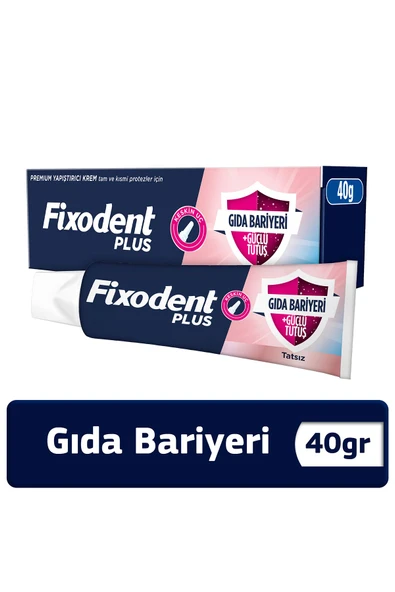 Fixodent Plus Gıda Bariyeri Protez Diş Yapıştırıcı 40 gr