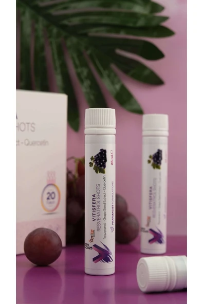Vitisfera Resveratrol Shot Orman Meyveleri Aromalı 20x25 ml ürün görseli