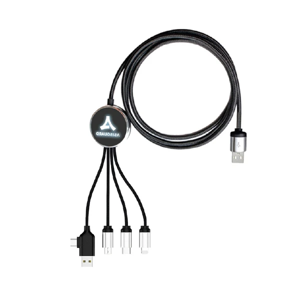 DivitPen Çoklu Şarj Kablosu Lighting-TypeC-Micro USB