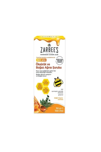 Zarbee's Boğaz Ağrısı Şurubu 150 ml - Resim 6