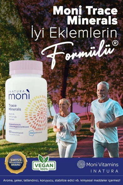 Inatura Moni Trace Minerals Saç Vitamini Biotin, At Kuyruğu 60 Vegan Kapsül - 5