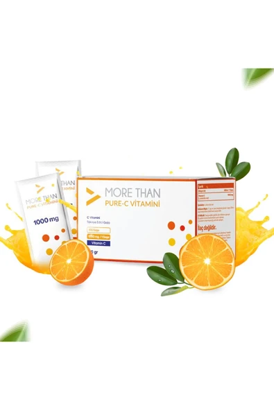 More Than Pure C 1000mg/saşe C Vitamini Ascorbic Acid
