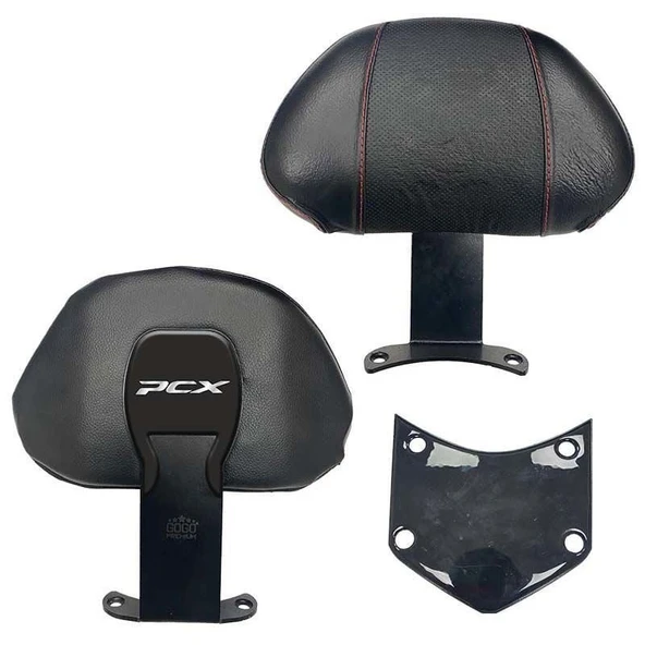 Honda Pcx 125 Sissy Bar Gogo Sırt Desteği Kırmızı Desen 2021-2024 Uyumlu Arasmoto