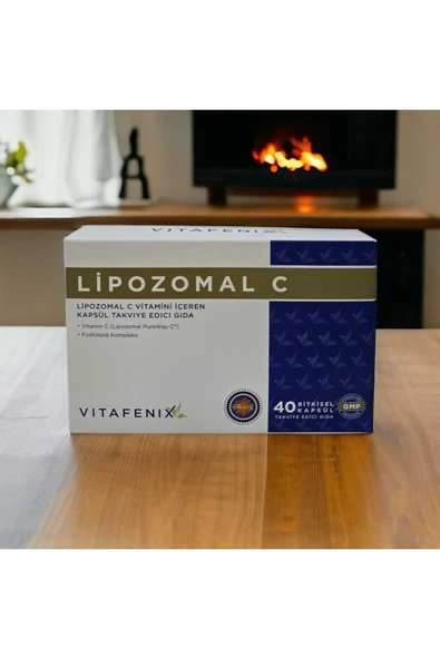 Vitafenix Lipozomal C Vitamini İçeren Takviye Edici Gıda 40 Kapsül