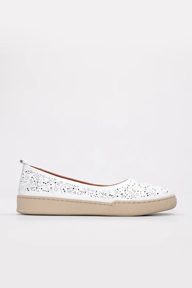 Hakiki Deri  Kadın Babet Ayakkabı 657ZA3331 ürün görseli