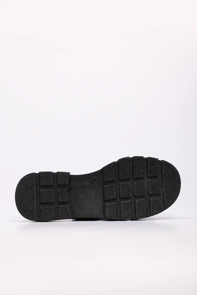 Hakiki Deri  Kadın Düz Terlik 710ZA992 - Resim 10