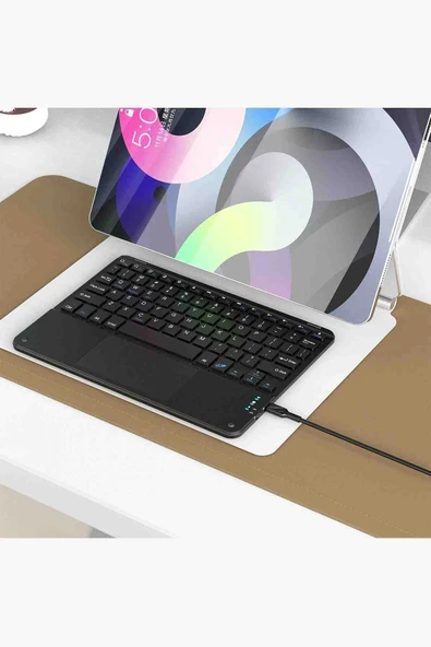 Qpen FH7 Kablosuz Bluetoothlu Şık Taşınabilir Universal Klavye - 3