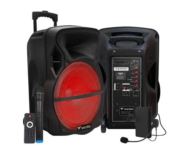 Westa WAP-12503ET 12inc Aktif Portatif Ses Sistemi 200Wat - 3