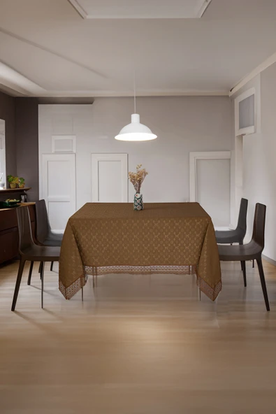 Louis Vuitton Masa Örtüsü 160*220 Cm "BRODE GÜPÜRLÜ" KDK İplik Özel Jakar Dokuma Dertsiz Leke Tutmaz Özel Kutulu - 2