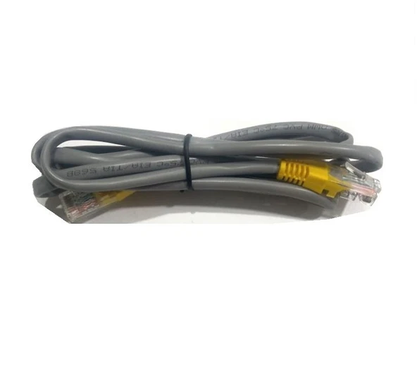 Kalın Sarı Başlı Ethernet Kablosu 150 Cm